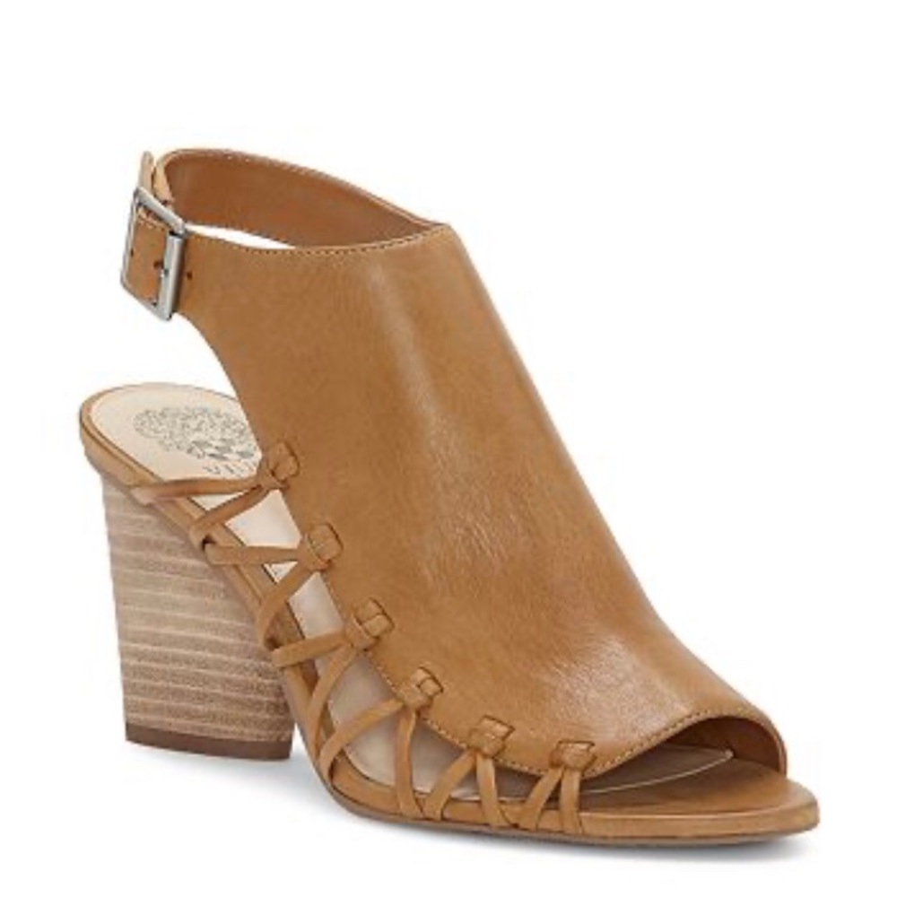 Vince Camuto Ankara Leather Open Toe Sandals - 8.5